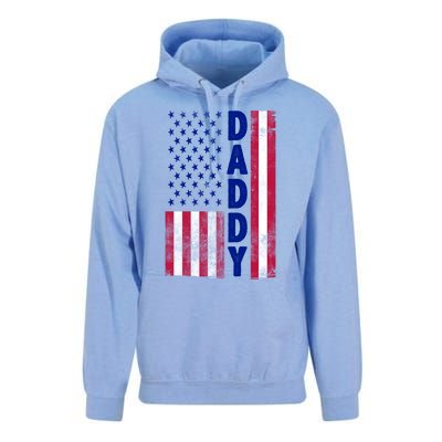 Patriotic American Flag Dad Father's Day Unisex Surf Hoodie