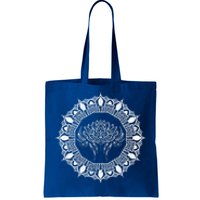 Prana Art Fractal Geometry Spiritual Yoga Lotus Dala Gift Tote Bag