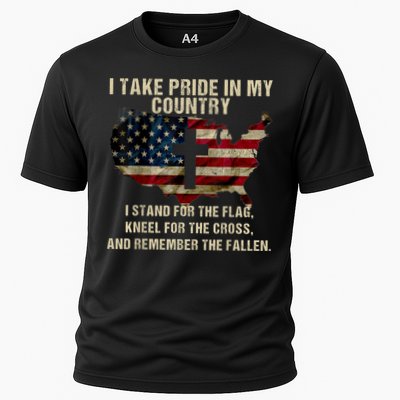 Patriotic American Flag Performance Shirt