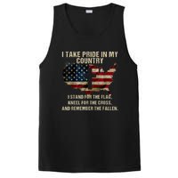 Patriotic American Flag PosiCharge Competitor Tank