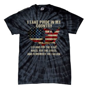 Patriotic American Flag Tie-Dye T-Shirt