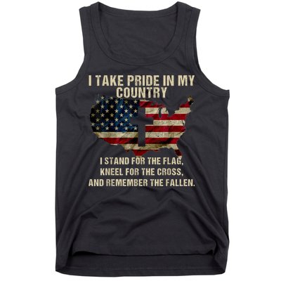 Patriotic American Flag Tank Top