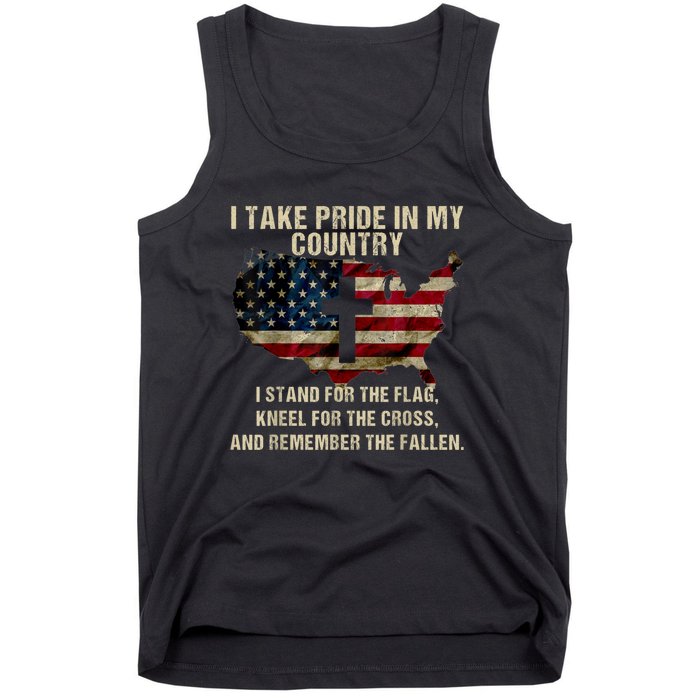 Patriotic American Flag Tank Top