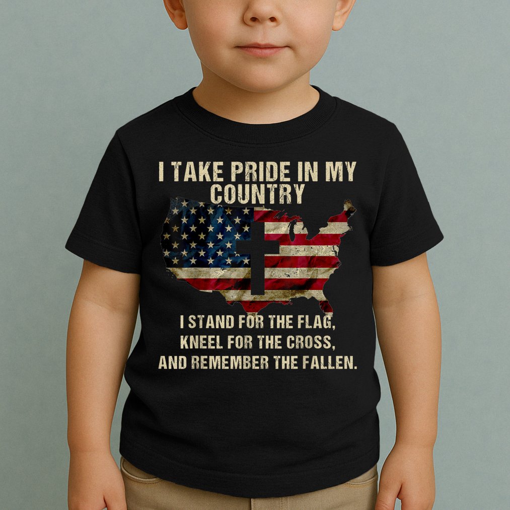 Patriotic American Flag Toddler T-Shirt