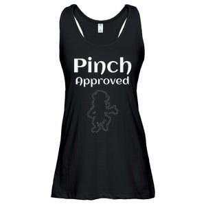 Pinch Approved Funny Saint Patrick's Day Leprechaun Ladies Essential Flowy Tank