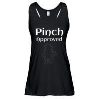 Pinch Approved Funny Saint Patrick's Day Leprechaun Ladies Essential Flowy Tank