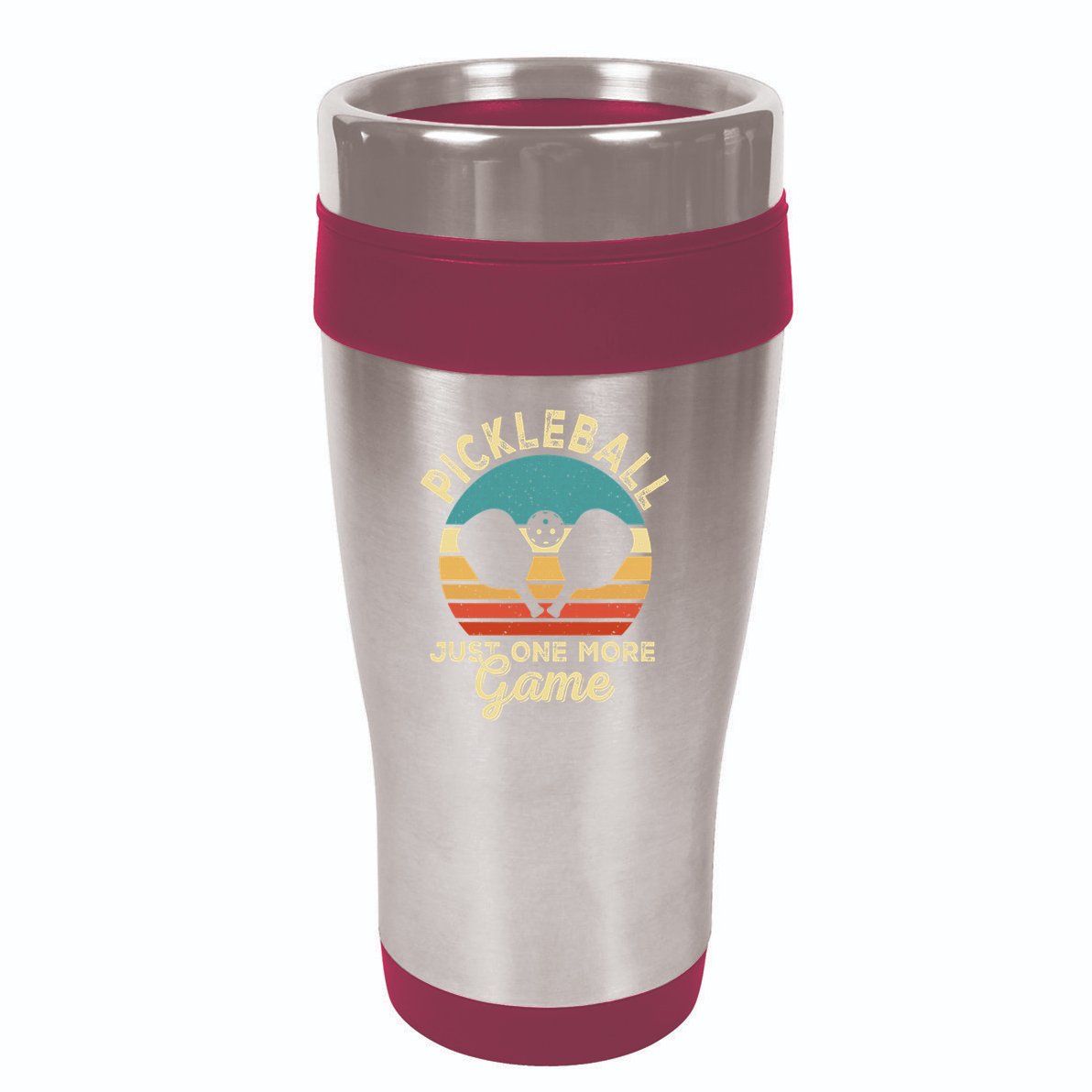 Pickleball Art For Women Paddle Pickleball Player 16oz Travel Tumbler