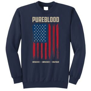 Pureblood American Flag Pure Blooded Patriot Sweatshirt