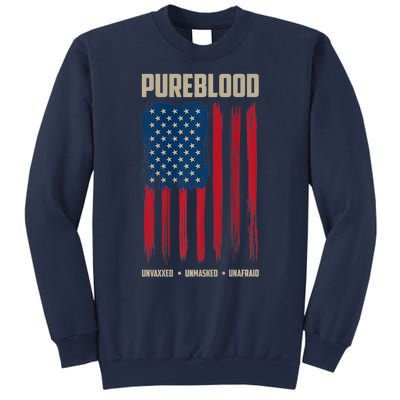 Pureblood American Flag Pure Blooded Patriot Sweatshirt