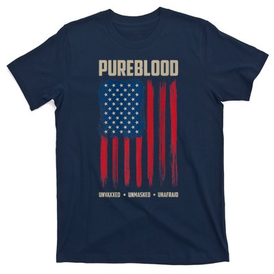 Pureblood American Flag Pure Blooded Patriot T-Shirt