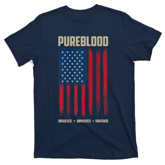 Pureblood American Flag Pure Blooded Patriot T-Shirt