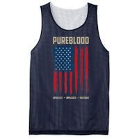 Pureblood American Flag Pure Blooded Patriot Mesh Reversible Basketball Jersey Tank