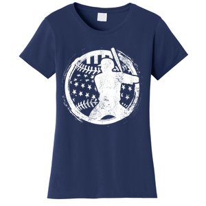 Patriotic American Flag Baseball design, Baseball design Women's T-Shirt