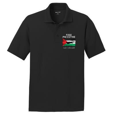 Palestine Arabic Flag I Stand With Palestine Support Palestine PosiCharge RacerMesh Polo