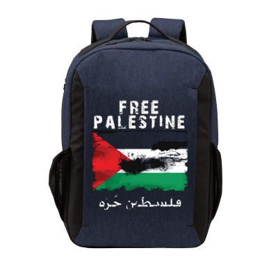 Palestine Arabic Flag I Stand With Palestine Support Palestine Vector Backpack