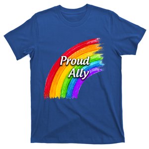 Proud Ally Funny Gift Love Is Love Lgbt Flower Funny Gift Lgbt Pride Funny Gift T-Shirt