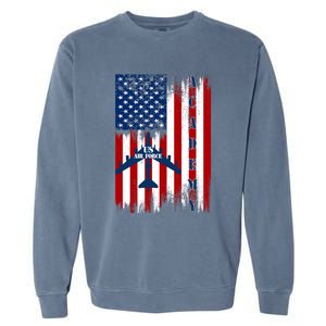 Proud Air Force Academy Mama Dad Usafa Grumpy Old Veteran Cute Gift Garment-Dyed Sweatshirt