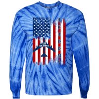 Proud Air Force Academy Mama Dad Usafa Grumpy Old Veteran Cute Gift Tie-Dye Long Sleeve Shirt