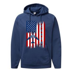 Proud Air Force Academy Mama Dad Usafa Grumpy Old Veteran Cute Gift Performance Fleece Hoodie