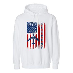 Proud Air Force Academy Mama Dad Usafa Grumpy Old Veteran Cute Gift Garment-Dyed Fleece Hoodie