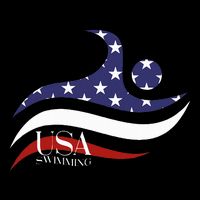 Patriotic American Flag Swimming Usa Gift Swim Team Poster