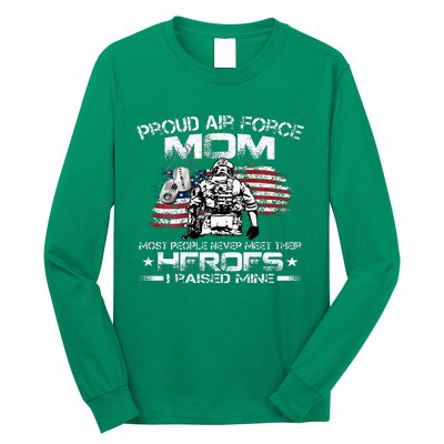 Proud A.I.R F.O.R.C.E Mom A.I.R F.O.R.C.E Graduation Mom Long Sleeve Shirt