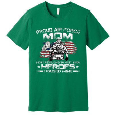 Proud A.I.R F.O.R.C.E Mom A.I.R F.O.R.C.E Graduation Mom Premium T-Shirt