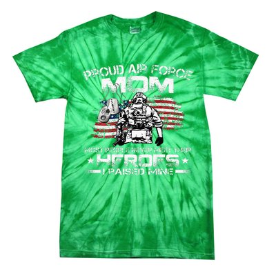 Proud A.I.R F.O.R.C.E Mom A.I.R F.O.R.C.E Graduation Mom Tie-Dye T-Shirt