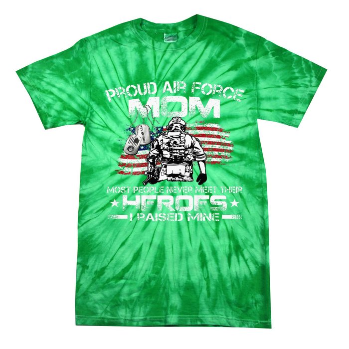 Proud A.I.R F.O.R.C.E Mom A.I.R F.O.R.C.E Graduation Mom Tie-Dye T-Shirt