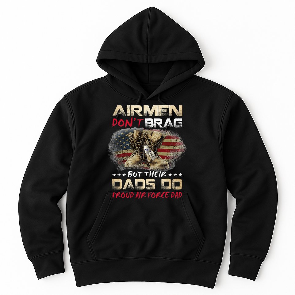 Proud Air Force Dad Air Force Graduation Air Tee Hoodie