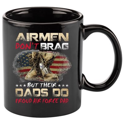 Proud Air Force Dad Air Force Graduation Air Tee 11oz C Handle Ceramic Mug