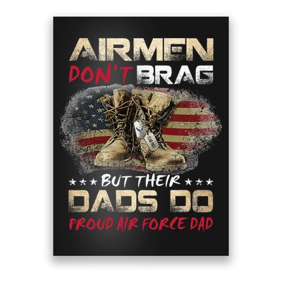 Proud Air Force Dad Air Force Graduation Air Tee Poster