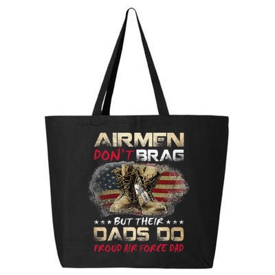 Proud Air Force Dad Air Force Graduation Air Tee 25L Jumbo Tote
