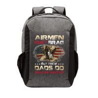 Proud Air Force Dad Air Force Graduation Air Tee Vector Backpack
