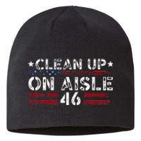 Patriotic American Flag Usa Clean Up On Aisle 46 Sustainable Beanie