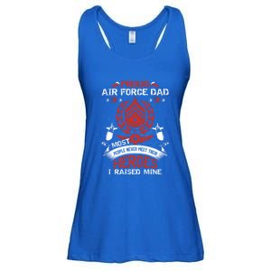 Proud Air Force Dad Most People Never Meet Heroes Fathers Gift Ladies Essential Flowy Tank