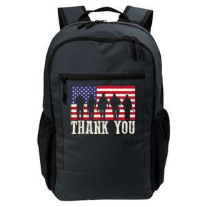 Patriotic American Flag Thank You For Girl Boy Daily Commute Backpack