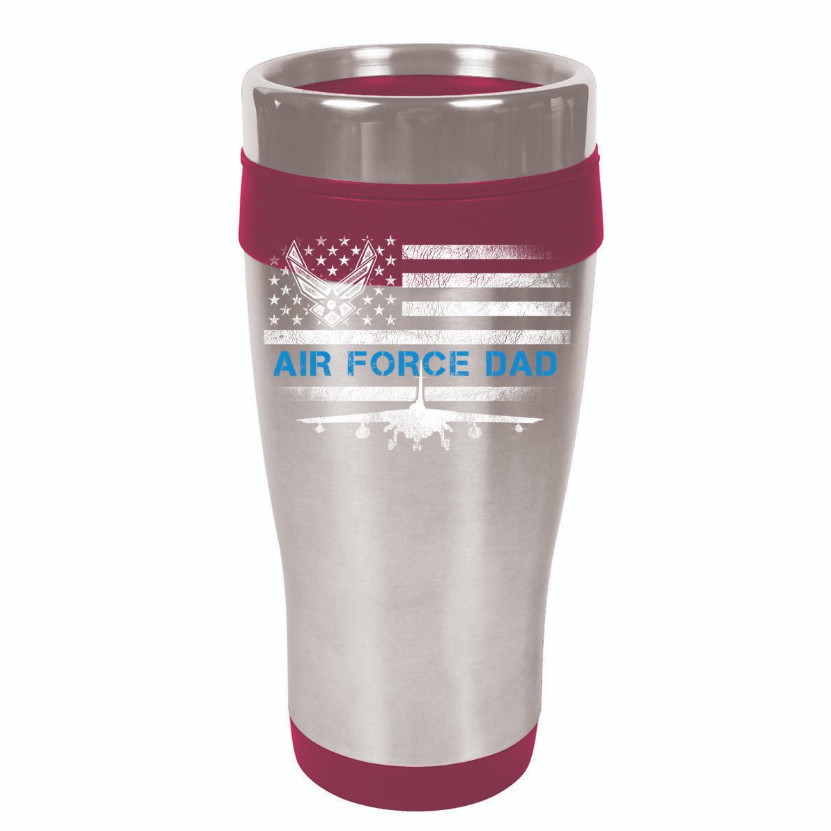 Proud Air Force Dad Cool Gift Veteran Flag Gift Great Gift Cool Comfort Performance Bucket Hat