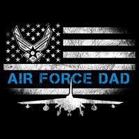 Proud Air Force Dad Cool Gift Veteran Flag Gift Great Gift Impact Tech Backpack