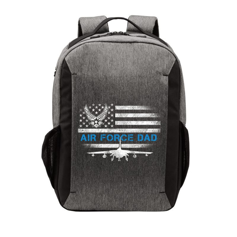 Proud Air Force Dad Cool Gift Veteran Flag Gift Great Gift Vector Backpack