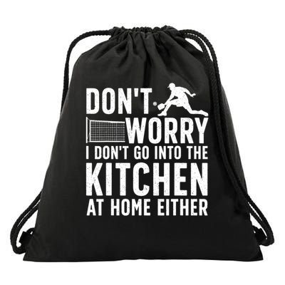 Pickleball Art For Men Women Pickle Ball Player Pickleball Drawstring Bag
