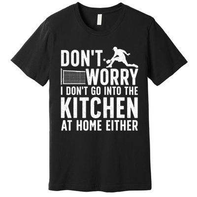 Pickleball Art For Men Women Pickle Ball Player Pickleball Premium T-Shirt