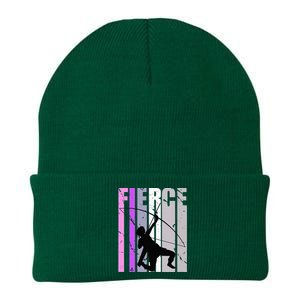 Purple Archery Fierce Birthday Archer Courage pink Knit Cap Winter Beanie