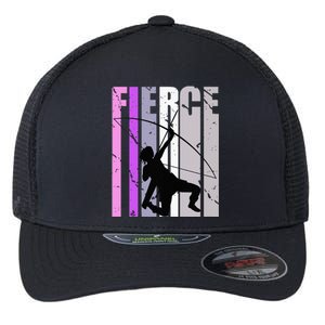 Purple Archery Fierce Birthday Archer Courage pink Flexfit Unipanel Trucker Cap