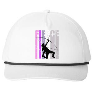 Purple Archery Fierce Birthday Archer Courage pink Snapback Five-Panel Rope Hat