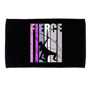 Purple Archery Fierce Birthday Archer Courage pink Microfiber Hand Towel