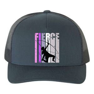 Purple Archery Fierce Birthday Archer Courage pink Yupoong Adult 5-Panel Trucker Hat