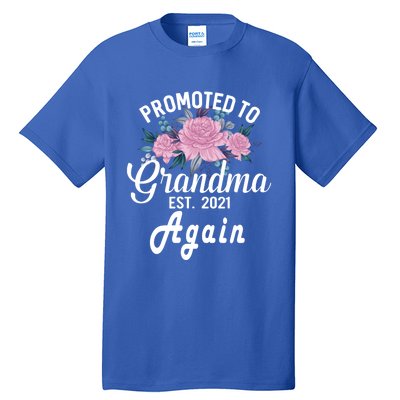 Pregnancy Announcet For GrandparentsPromoted To Grandma Gift Tall T-Shirt