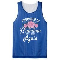 Pregnancy Announcet For GrandparentsPromoted To Grandma Gift Mesh Reversible Basketball Jersey Tank