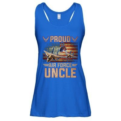 Proud Air Force Uncle Gift Veterans Day Gift Ladies Essential Flowy Tank